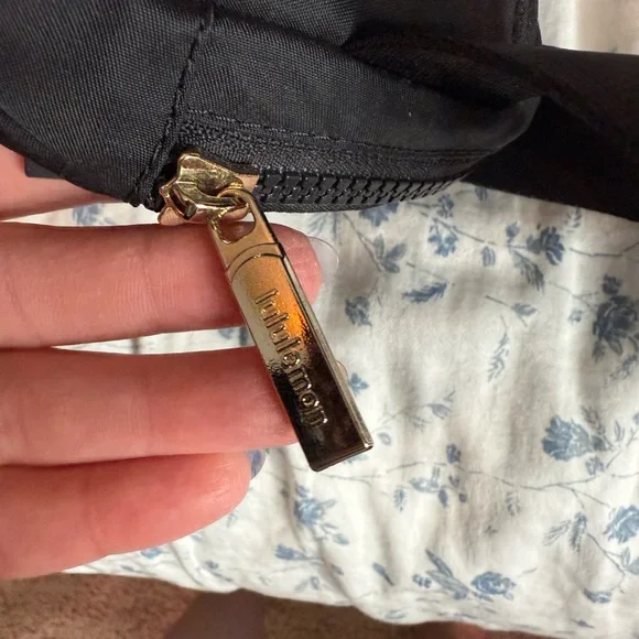 Never used black Lululemon belt bag with GOLD hardware - Picture 3 of 4